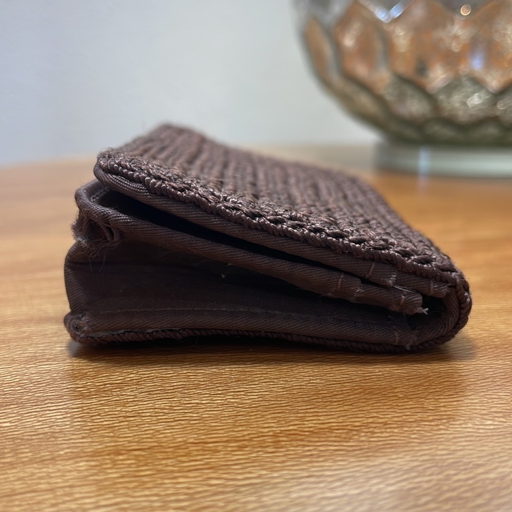 The Sak Small Woven Wallet Brown - Picture 9 of 12